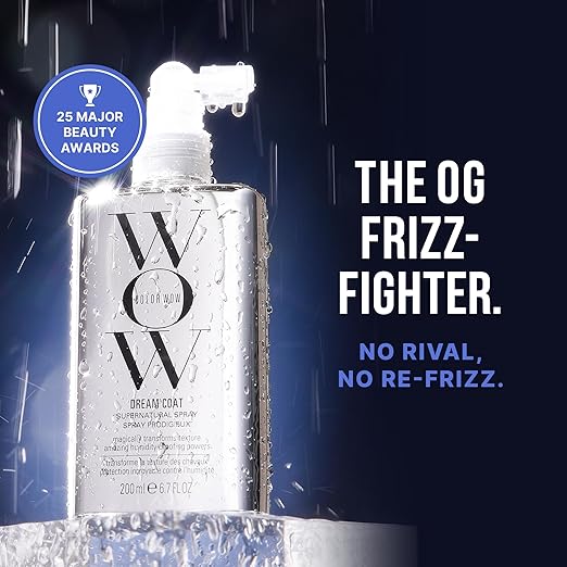Color Wow Dream Coat Supernatural Spray – Anti-Frizz Hair Treatment for Smooth, Humidity-Proof Hair
