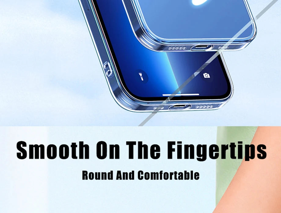 Clear Silicone Soft Case for iPhone 14 Pro Max Cases for iphone 5 6 6s 7 8 X XS Max 11 12 13 14 Plus SE Transparent Cases