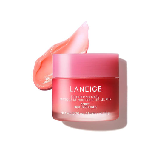 LANEIGE Lip Sleeping Mask: Korean Overnight Treatment For Dry Lips Hydrating & Nourishing Overnight Lip Treatment Mask with Vitamin C