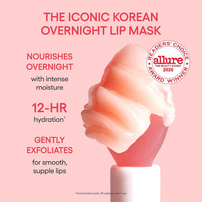 LANEIGE Lip Sleeping Mask: Korean Overnight Treatment For Dry Lips Hydrating & Nourishing Overnight Lip Treatment Mask with Vitamin C