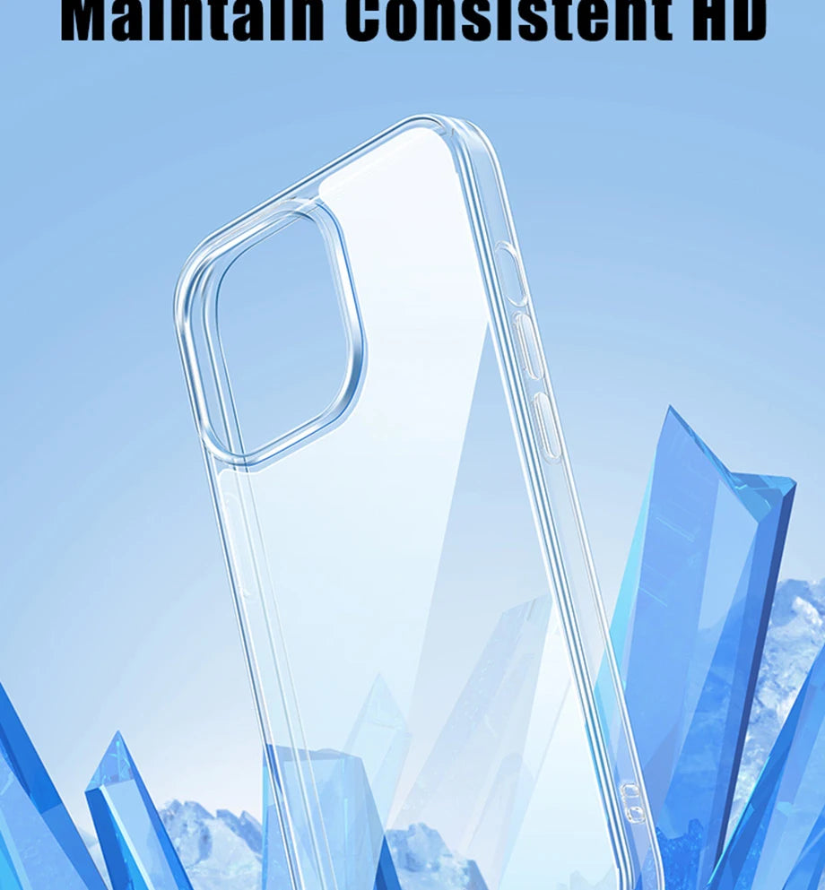Clear Silicone Soft Case for iPhone 14 Pro Max Cases for iphone 5 6 6s 7 8 X XS Max 11 12 13 14 Plus SE Transparent Cases