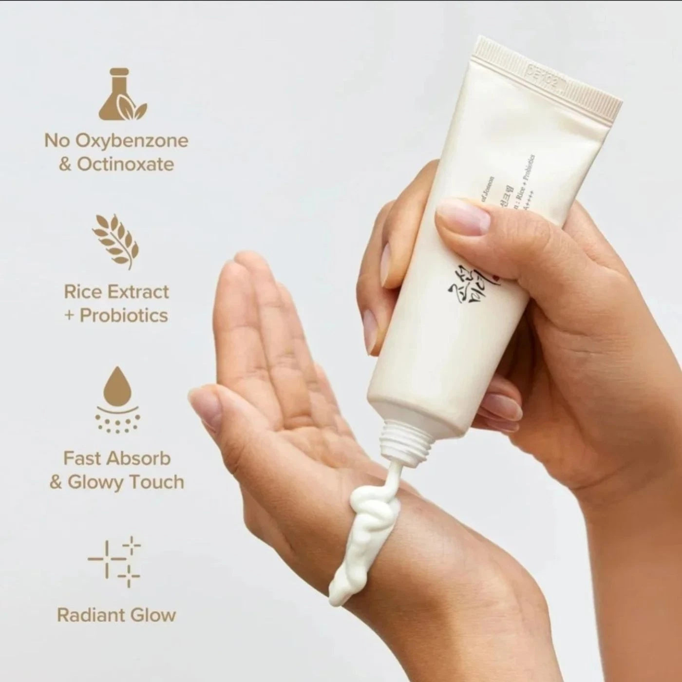 2x Beauty of Joseon Relief Sun: Rice + Probiotics, Facial Sunscreen 50ml SPF 50+